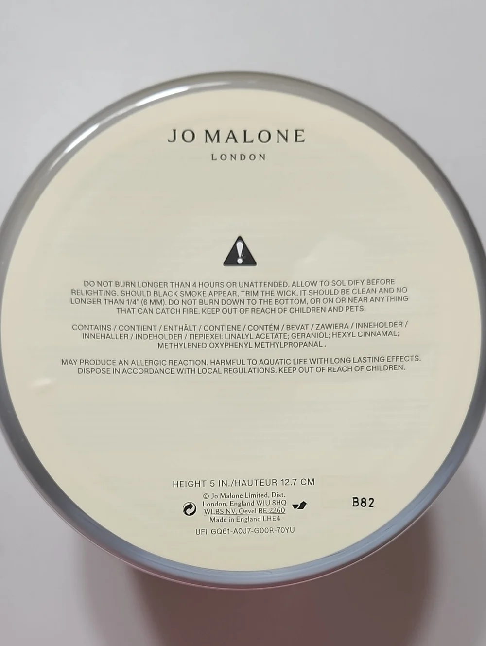 JO MALONE LONDON English Pear & Freesia Luxury Candle